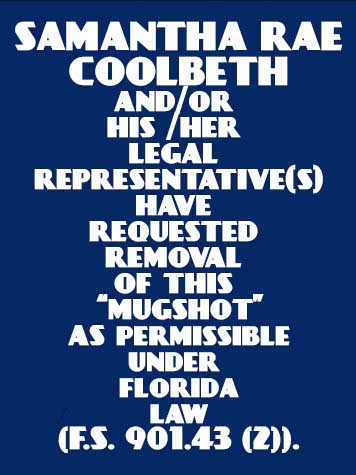 Samantha Rae Coolbeth  Info, Photos, Data, and More / Samantha Rae Coolbeth  TriCountyBusts / Is Samantha Rae Coolbeth  on Social Media Like Facebook, Instagram abd Twitter?