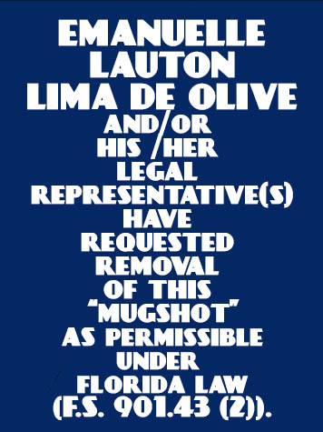Emanuelle Lauton Lima De Olive  Records Emanuelle Lauton Lima De Olive  / Emanuelle Lauton Lima De Olive  Photos Emanuelle Lauton Lima De Olive 