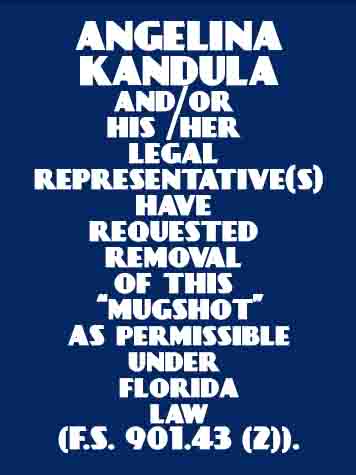 ANGELINA KANDULA Info, Photos, Data, and More For ANGELINA KANDULA / Is ANGELINA KANDULA on Social Media Like Twitter & Facebook ANGELINA KANDULA Info, Photos, Data, and More / ANGELINA KANDULA TriCountyBusts / Is ANGELINA KANDULA on Social Media Like Facebook, Instagram abd Twitter?