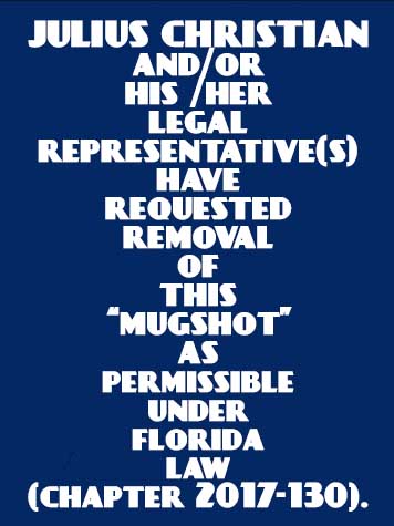 Julius Christian Info, Photos, Data, and More / Julius Christian TriCountyBusts / Is Julius Christian on Social Media Like Facebook, Instagram abd Twitter?