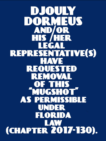 Djouly Dormeus Info, Photos, Data, and More / Djouly Dormeus TriCountyBusts / Is Djouly Dormeus on Social Media Like Facebook, Instagram abd Twitter?