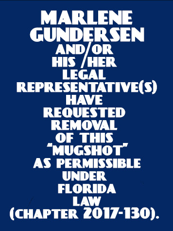 Marlene Gundersen Info, Photos, Data, and More / Marlene Gundersen TriCountyBusts / Is Marlene Gundersen on Social Media Like Facebook, Instagram abd Twitter?