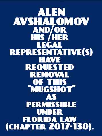 Alen Avshalomov Info, Photos, Data, and More / Alen Avshalomov TriCountyBusts / Is Alen Avshalomov on Social Media Like Facebook, Instagram abd Twitter?