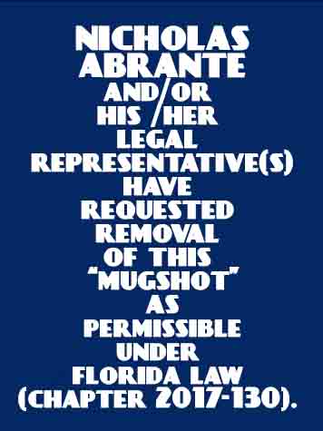 Nicholas Abrante Info, Photos, Data, and More / Nicholas Abrante TriCountyBusts / Is Nicholas Abrante on Social Media Like Facebook, Instagram abd Twitter?