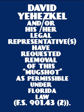 David Yehezkel Info, Photos, Data, and More / David Yehezkel TriCountyBusts / Is David Yehezkel on Social Media Like Facebook, Instagram abd Twitter?