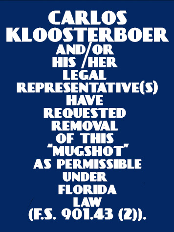 Carlos Kloosterboer Info, Photos, Data, and More / Carlos Kloosterboer TriCountyBusts / Is Carlos Kloosterboer on Social Media Like Facebook, Instagram abd Twitter?