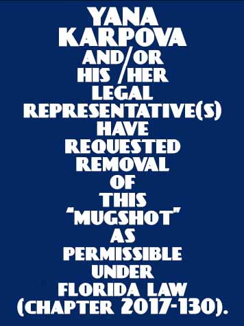 Yana Karpova Info, Photos, Data, and More / Yana Karpova TriCountyBusts / Is Yana Karpova on Social Media Like Facebook, Instagram abd Twitter?