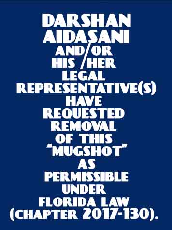 Darshan Aidasani Info, Photos, Data, and More / Darshan Aidasani TriCountyBusts / Is Darshan Aidasani on Social Media Like Facebook, Instagram abd Twitter?