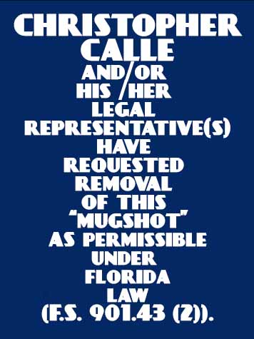 Christopher Calle Info, Photos, Data, and More / Christopher Calle TriCountyBusts / Is Christopher Calle on Social Media Like Facebook, Instagram abd Twitter?
