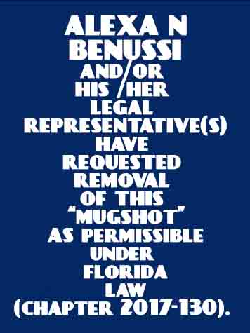 Alexa N Benussi Info, Photos, Data, and More / Alexa N Benussi TriCountyBusts / Is Alexa N Benussi on Social Media Like Facebook, Instagram abd Twitter?