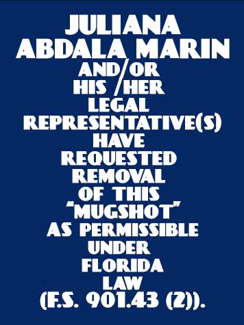 Juliana Abdala Marin Info, Photos, Data, and More / Juliana Abdala Marin TriCountyBusts / Is Juliana Abdala Marin on Social Media Like Facebook, Instagram abd Twitter?