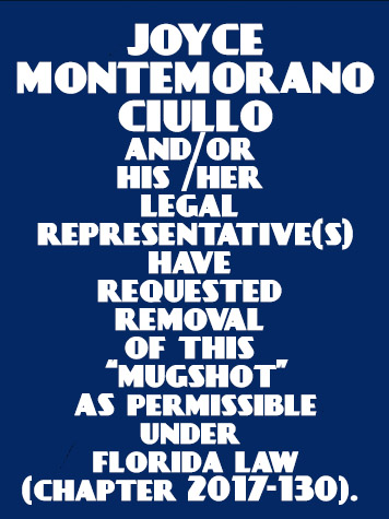 Joyce Montemorano Ciullo Info, Photos, Data, and More / Joyce Montemorano Ciullo TriCountyBusts / Is Joyce Montemorano Ciullo on Social Media Like Facebook, Instagram abd Twitter?